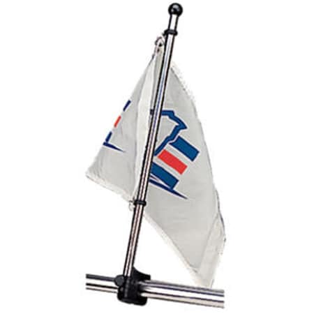 Sticky Situation 327122-1 15.25 in. Adjustable Rail Mount Flag Pole ST3667864